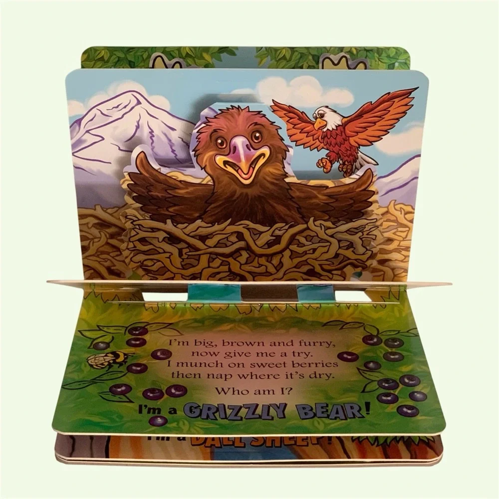 Alaska Pop-Up Book: Who Am I? Hard Cover Board Book by Pam Clifton